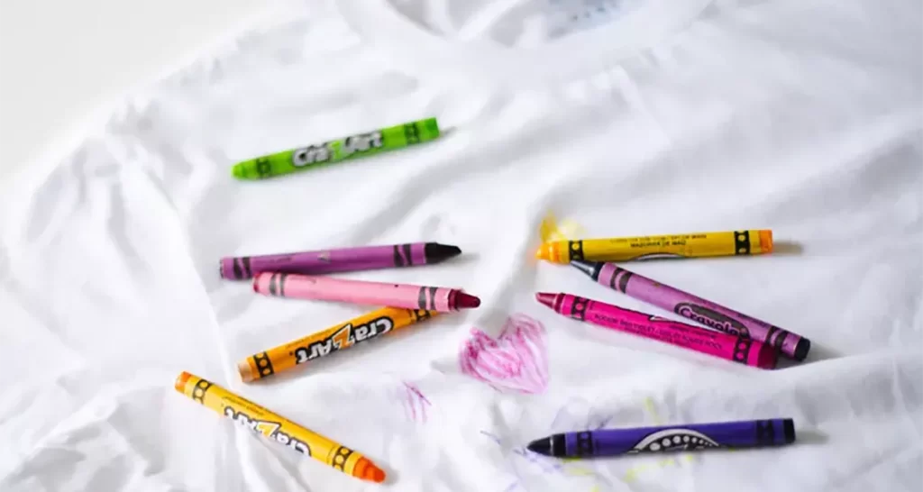 how to remove melted crayon from dryer